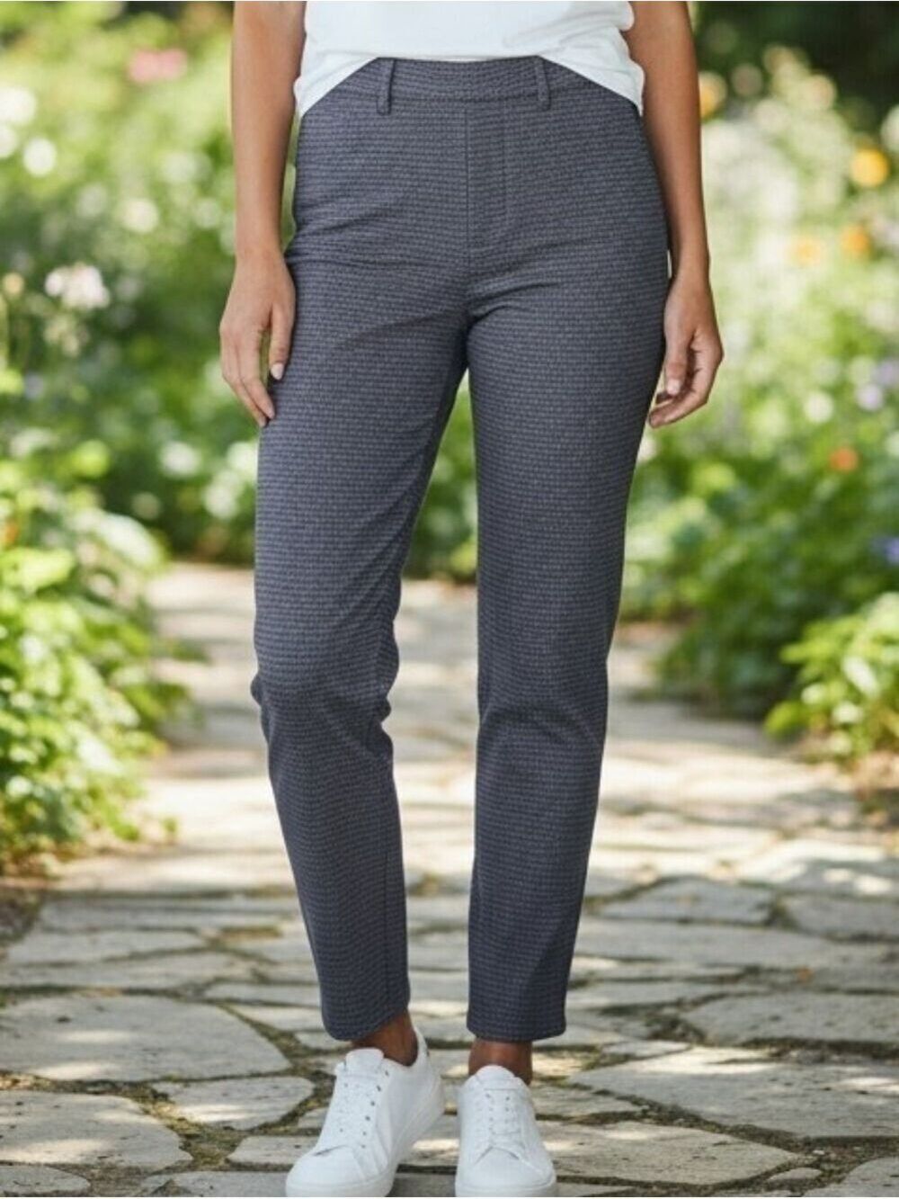 Jules & Leopold Black White Knit Pants Womens Large